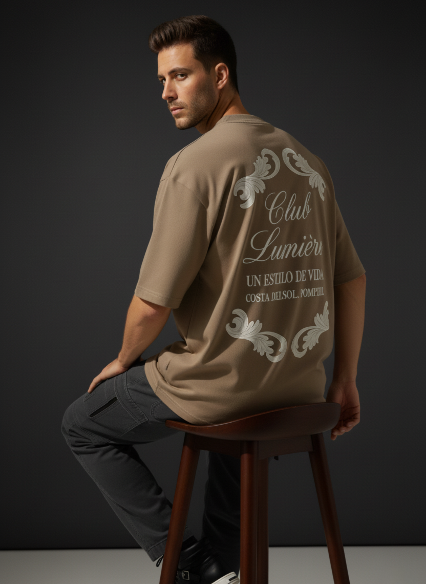 Club Lumiere Oversized Cotton T-Shirt