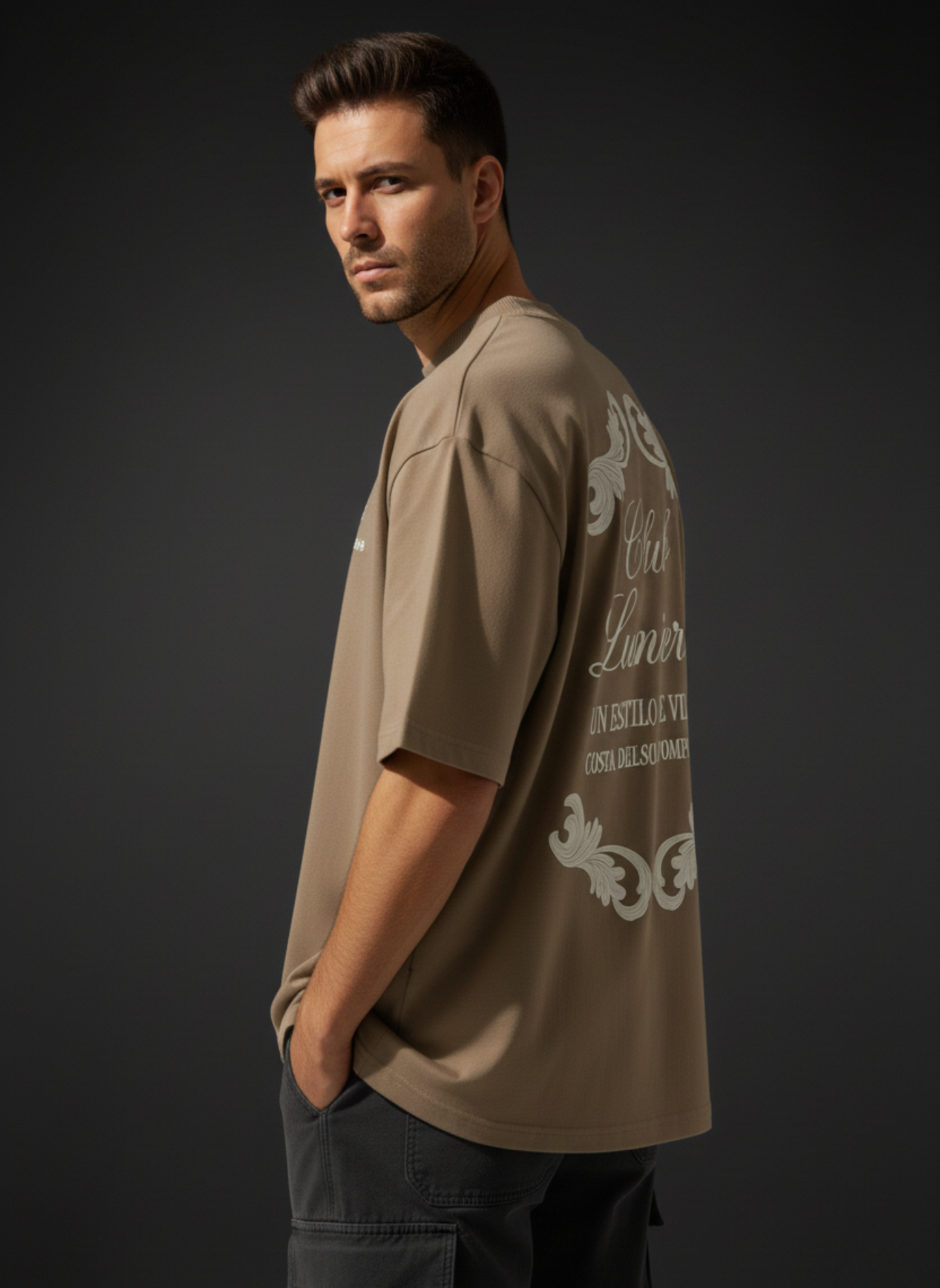 Club Lumiere Oversized Cotton T-Shirt