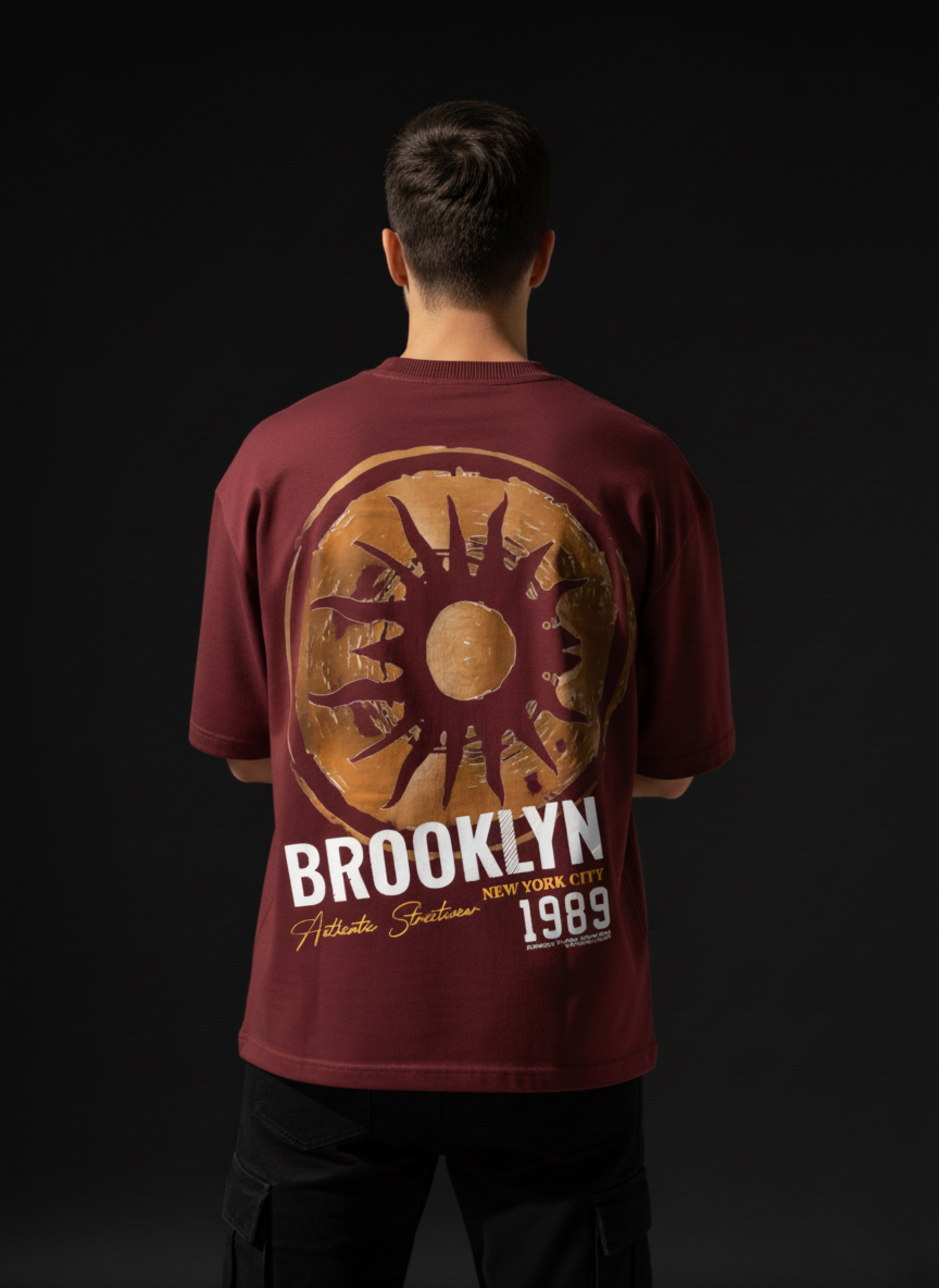 BROOKLYN 1989 Oversized Cotton T-Shirt