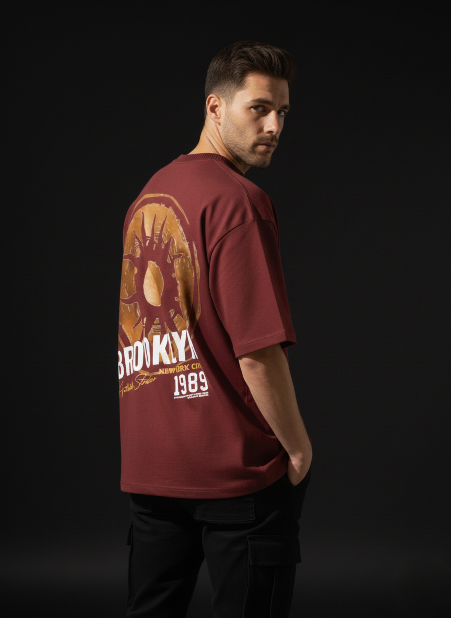 BROOKLYN 1989 Oversized Cotton T-Shirt