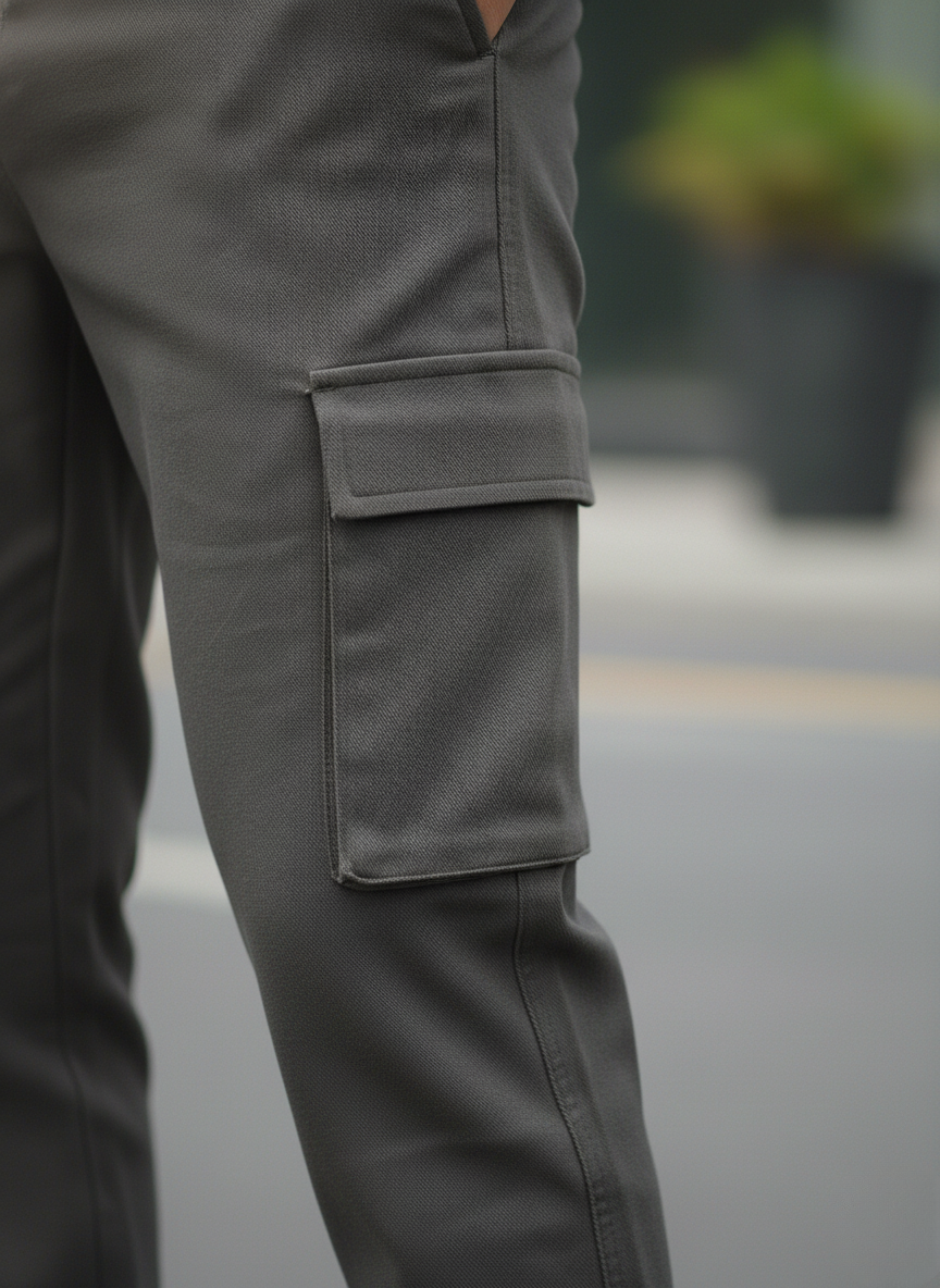 Charcoal Drift Cargo Trouser