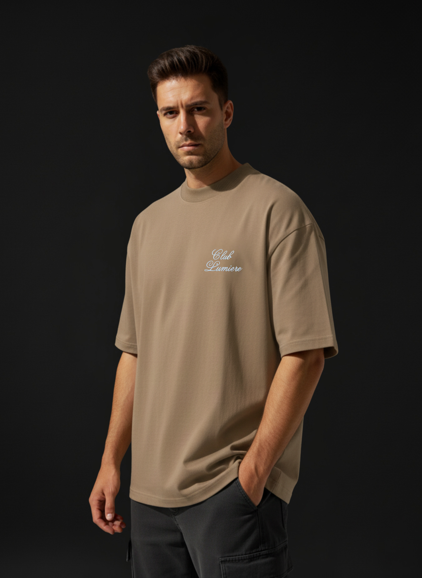 Club Lumiere Oversized Cotton T-Shirt