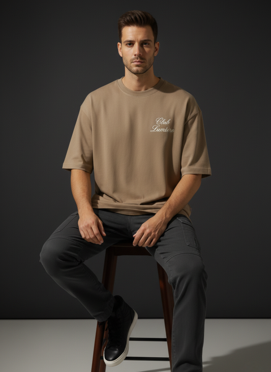 Club Lumiere Oversized Cotton T-Shirt