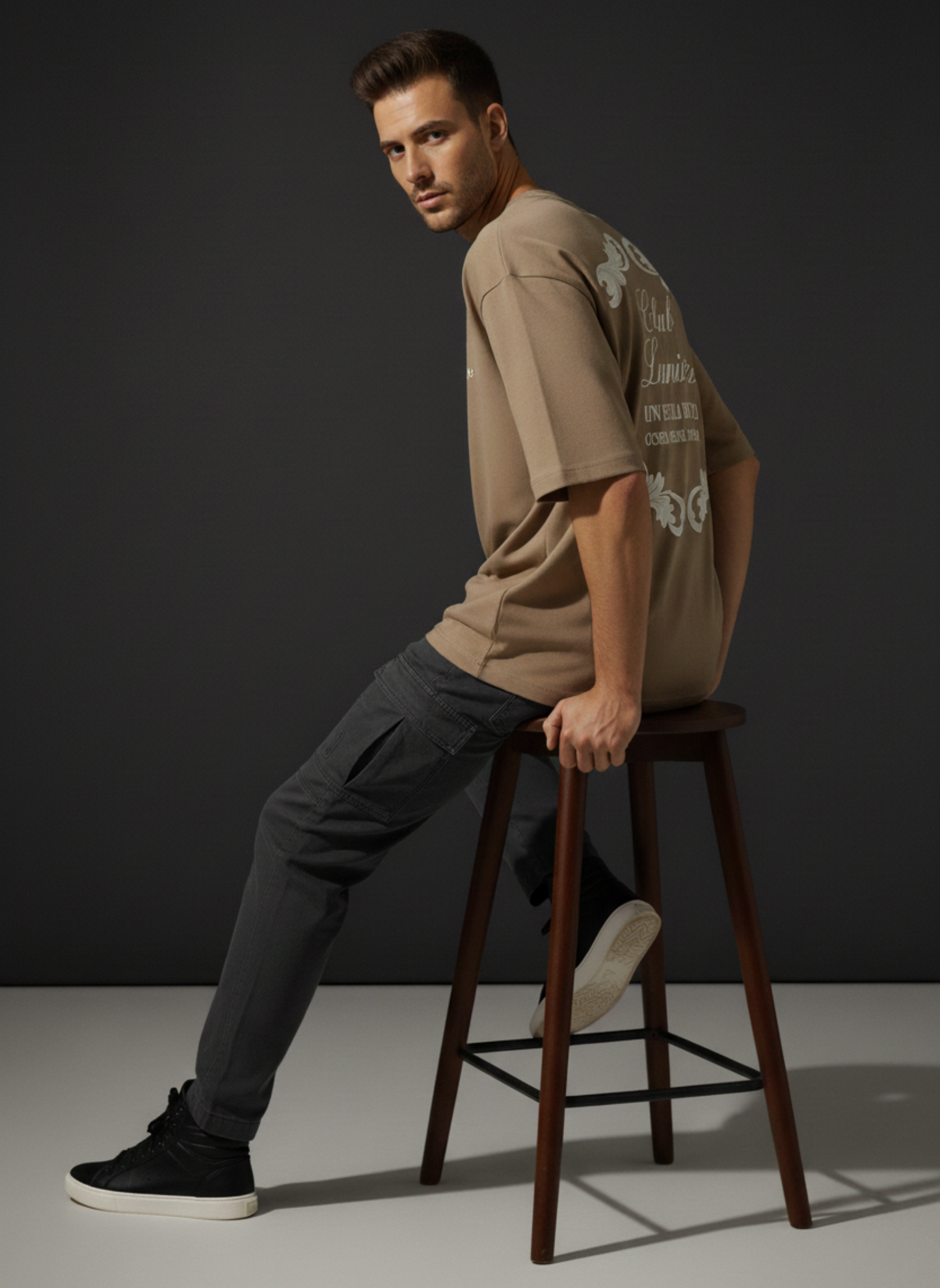 Club Lumiere Oversized Cotton T-Shirt