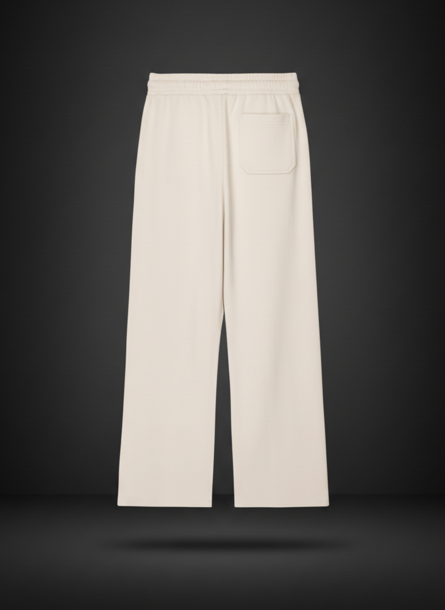 Beige pants on a black background