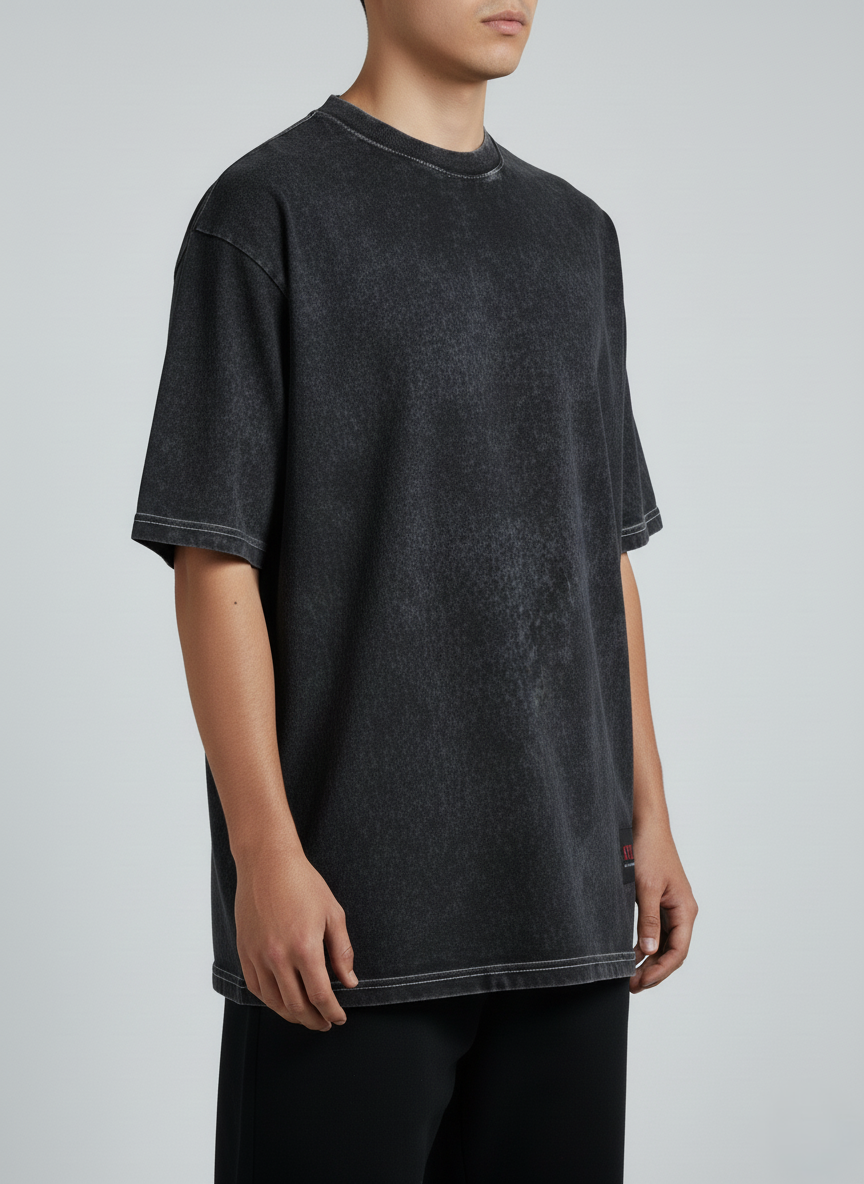 Noirique Washed Oversized T-Shirt